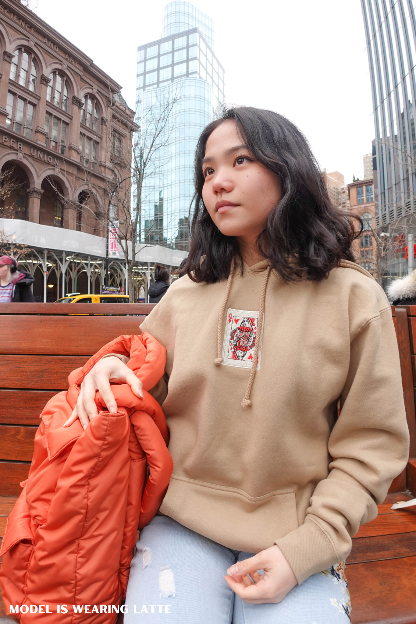 Matching King and Queen Embroidered Hoodie, King of Hearts and Queen of Hearts Oversized Hoodie, Oversized Couples Hoodies, Valentine's Day Gift
