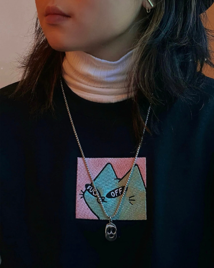 F Off Cat Meme Sweater