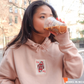 Matching King and Queen Embroidered Hoodie, King of Hearts and Queen of Hearts Oversized Hoodie, Oversized Couples Hoodies, Valentine's Day Gift